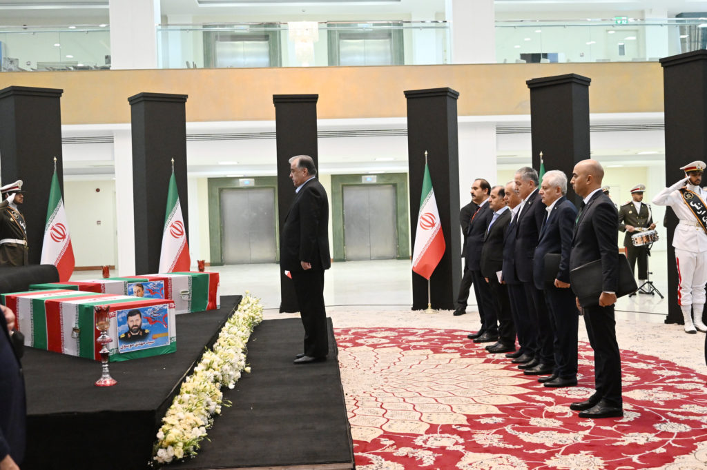 Participation in the farewell and condolence ceremony due to the death of the President of the Islamic Republic of Iran