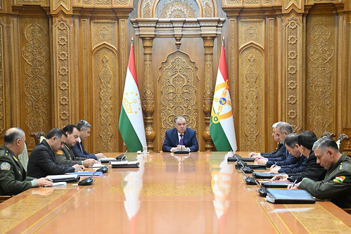 Meeting of the Security Council of the Republic of Tajikistan