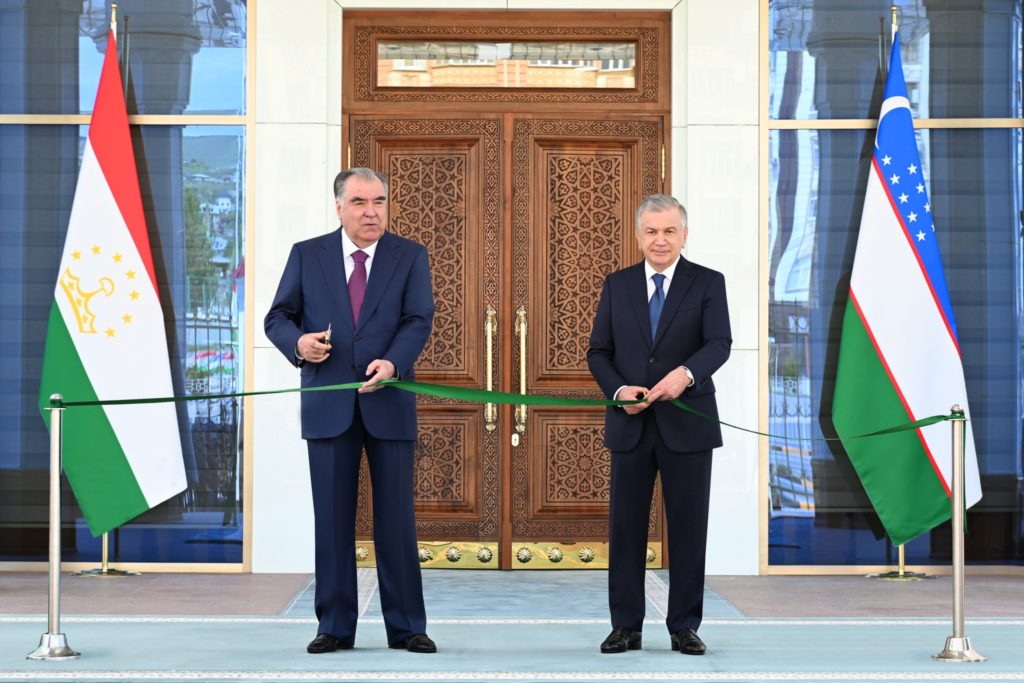 Участие в церемонии открытия нового здания Посольства Республики Узбекистан в городе Душанбе